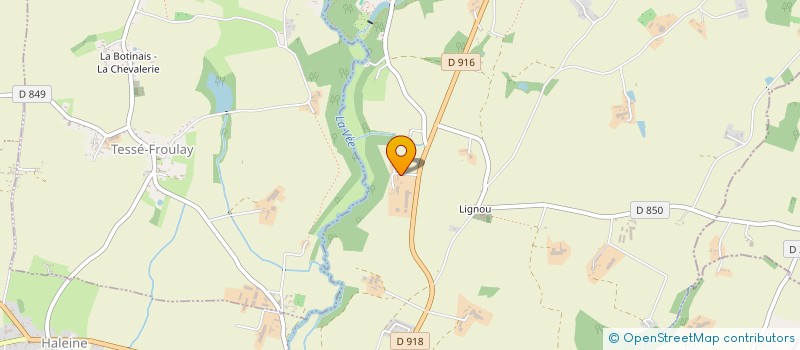 localisation de l'entreprise EARL DU PETIT FAY à RIVES D'ANDAINE