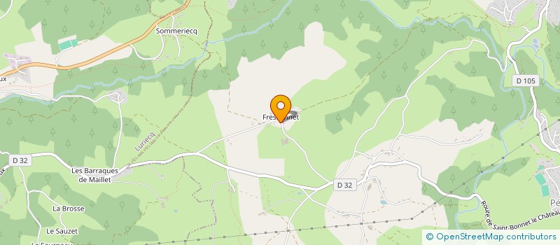 localisation de l'entreprise EARL DU PETIT FRENE  PERIGNEUX