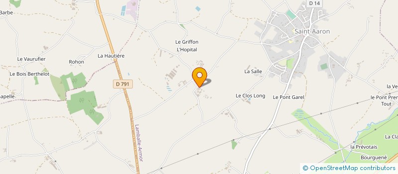 localisation de l'entreprise EARL DU PETIT HOTE à LAMBALLE-ARMOR