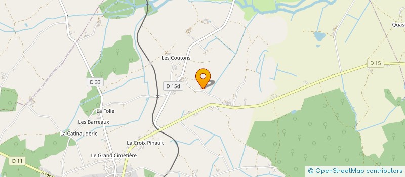 localisation de l'entreprise EARL DU PETIT POIRIER à PELLEVOISIN