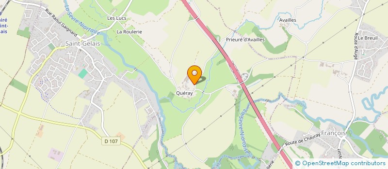 localisation de l'entreprise EARL DU PETIT QUERAY à SAINT GELAIS