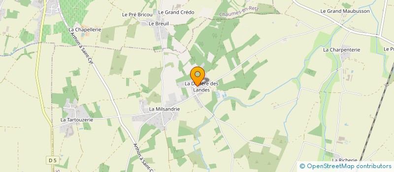 localisation de l'entreprise EARL DU PINIER à SAINT-HILAIRE-DE-CHALEONS