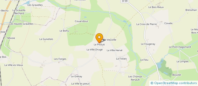 localisation de l'entreprise EARL DU PIROUIT  SAINT-ONEN-LA-CHAPELLE