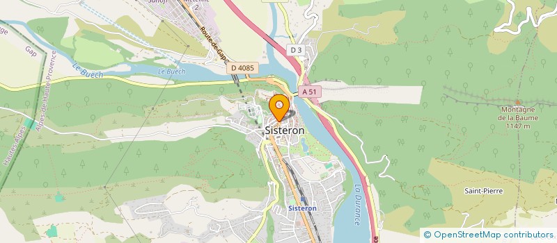 localisation de l'entreprise EARL DU PLAN DES TINES à SISTERON