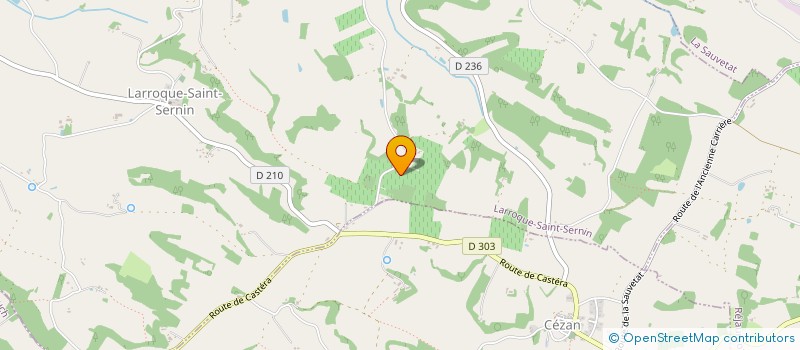 localisation de l'entreprise EARL DU PLAN DU BOUE  LARROQUE SAINT-SERNIN