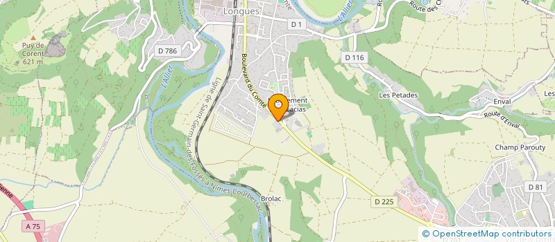 localisation de l'entreprise EARL DU PLANET à VIC-LE-COMTE