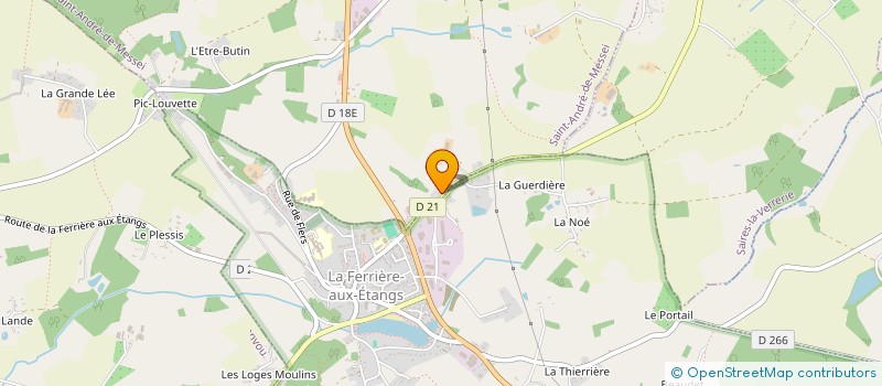 localisation de l'entreprise EARL DU PLANT à SAINT ANDRE DE MESSEI