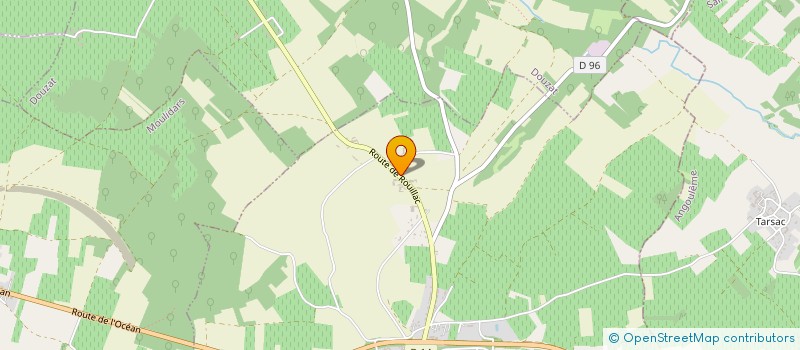 localisation de l'entreprise EARL DU PLANTIER DU BOIS  HIERSAC