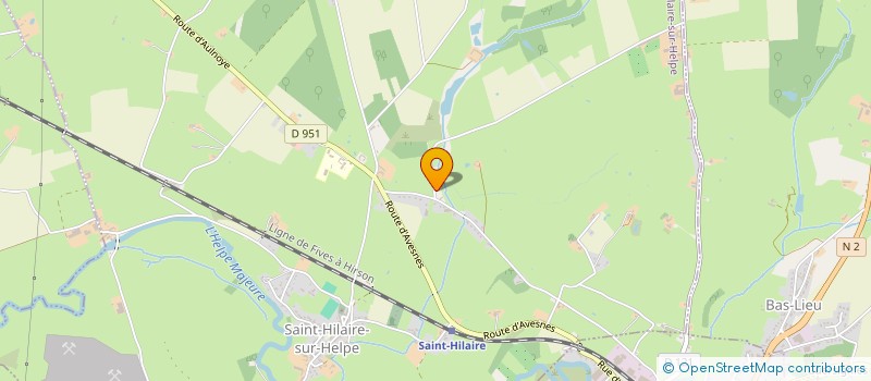 localisation de l'entreprise EARL DU PLATANE à SAINT-HILAIRE-SUR-HELPE