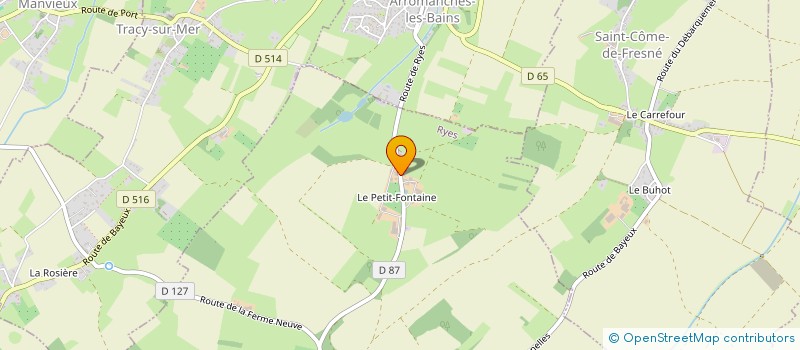 localisation de l'entreprise EARL DU PLATANE à RYES