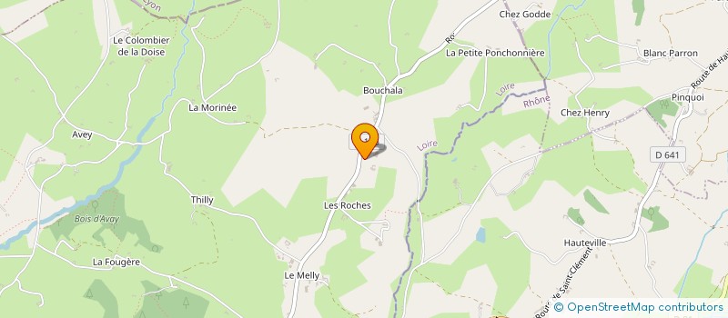 localisation de l'entreprise EARL DU PLATEAU DE BOUCHALA à SAINT-MARTIN-LESTRA