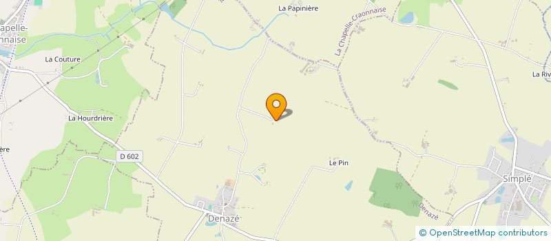 localisation de l'entreprise EARL DU PLESSIS  SAINT-QUENTIN-LES-ANGES