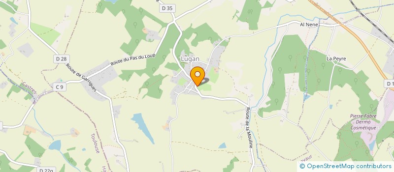 localisation de l'entreprise EARL DU PLO  VILLENEUVE-LES-LAVAUR