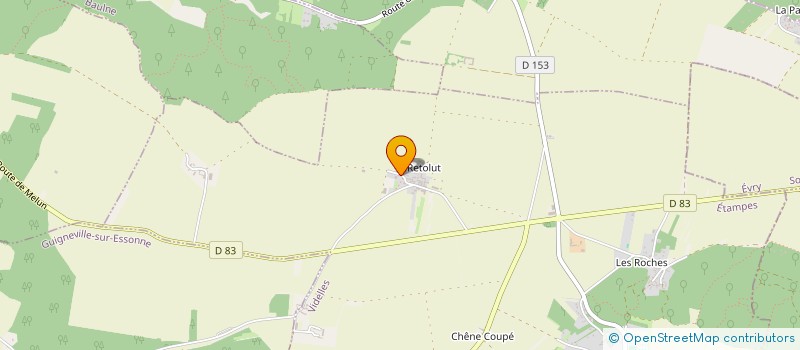 localisation de l'entreprise EARL DU POIRIER  VIDELLES