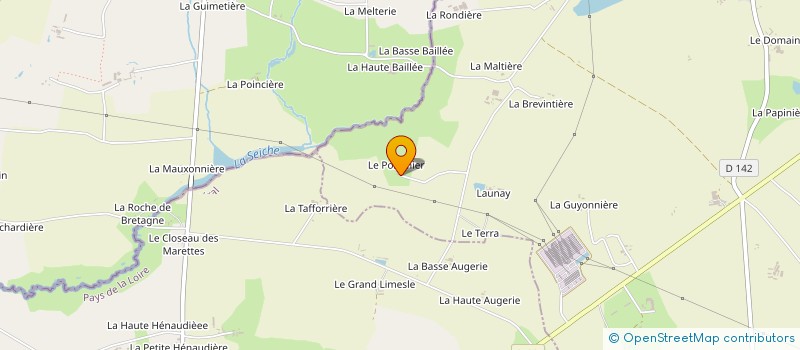 localisation de l'entreprise EARL DU POMMIER à BEAULIEU-SUR-OUDON