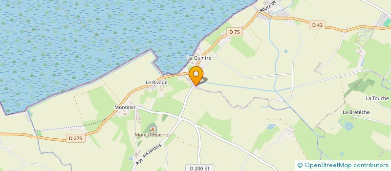 localisation de l'entreprise EARL DU PONT A L'ANGUILLE  COURTILS