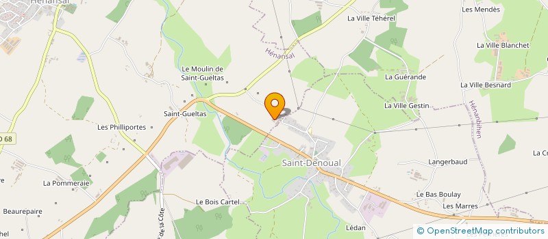 localisation de l'entreprise EARL DU PONT BESNARD à SAINT-DENOUAL