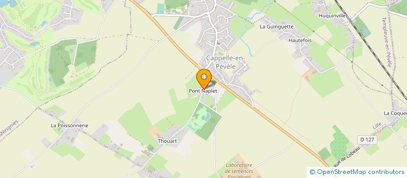 localisation de l'entreprise EARL DU PONT NAPLET  CAPPELLE-EN-PEVELE