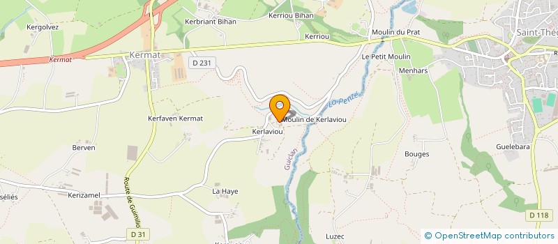 localisation de l'entreprise EARL DU PORS à GUICLAN