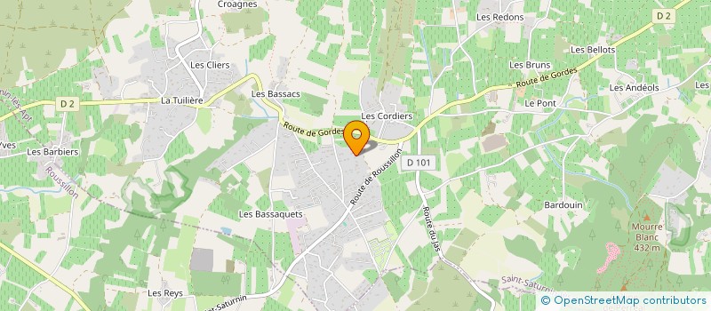 localisation de l'entreprise EARL DU PORTAIL LEYGUIER à SAINT-SATURNIN LES APT