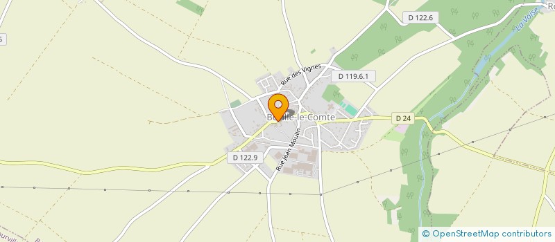localisation de l'entreprise EARL DU PORTEAU à BEVILLE-LE-COMTE