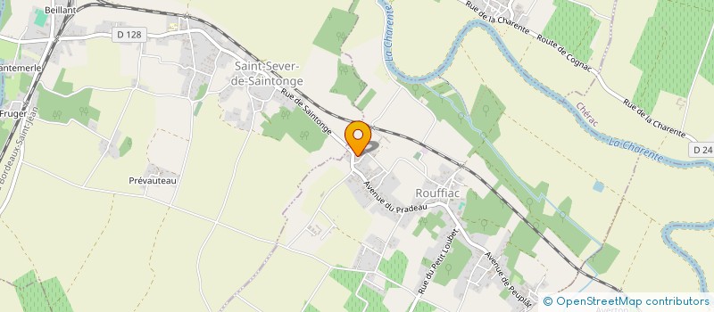 localisation de l'entreprise EARL DU PRADEAU à ROUFFIAC