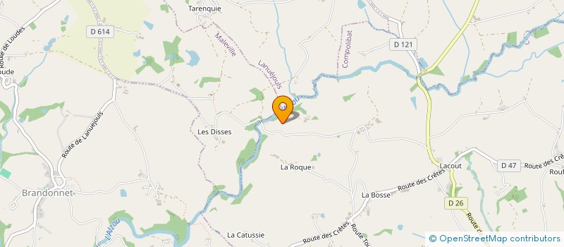 localisation de l'entreprise EARL DU PRAIRIAL à COMPOLIBAT