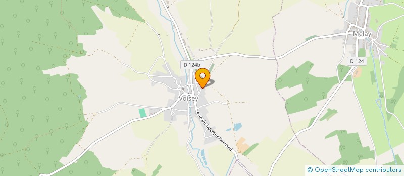 localisation de l'entreprise EARL DU PRALET à VOISEY