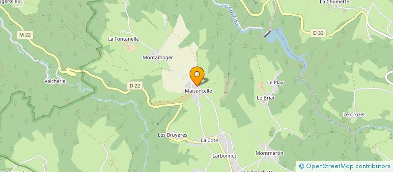 localisation de l'entreprise EARL DU PRE CHARMANT  SAINT-ROMAIN-LES-ATHEUX