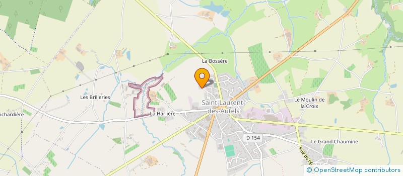 localisation de l'entreprise EARL DU PRE CHENEAU à MONTREVAULT-SUR-EVRE