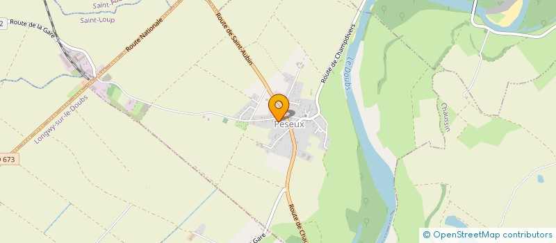 localisation de l'entreprise EARL DU PRE COURBE  PESEUX