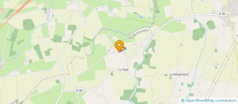 localisation de l'entreprise EARL DU PRE DE BESSAC à FAY-DE-BRETAGNE