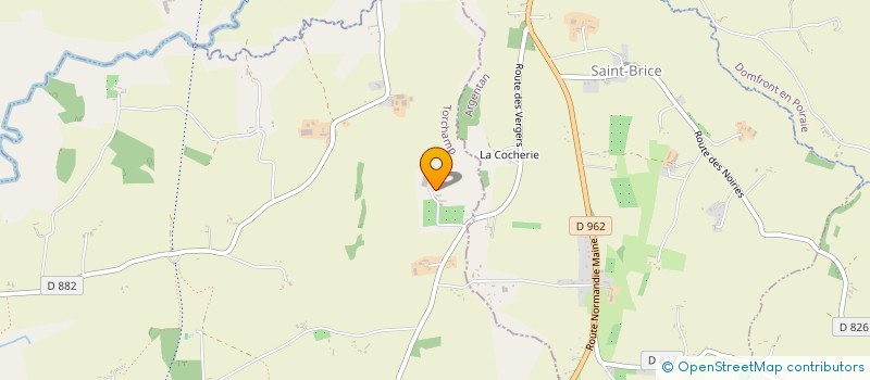 localisation de l'entreprise EARL DU PRE VERGER à TORCHAMP
