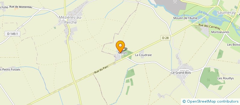 localisation de l'entreprise EARL DU PRESSOIR à SAUMERAY