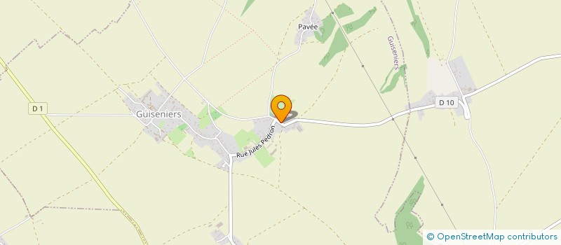 localisation de l'entreprise EARL DU PRIEURE à GUISENIERS