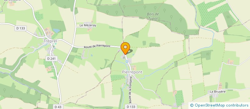 localisation de l'entreprise EARL DU PRIEURE  PIERREPONT