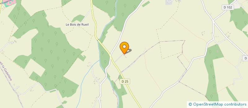 localisation de l'entreprise EARL DU PT CHALONGE à RUEIL-LA-GADELIERE
