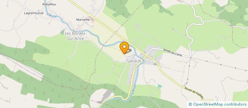 localisation de l'entreprise EARL DU PUGNERET à SABARAT