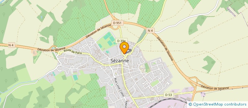 localisation de l'entreprise EARL DU PUITS MARTIN  SEZANNE