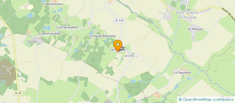 localisation de l'entreprise EARL DU PURDEAU  RIVES-DU-FOUGERAIS