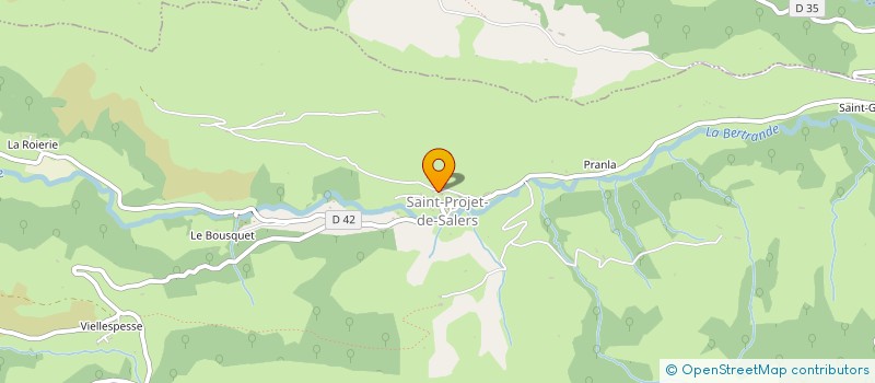 localisation de l'entreprise EARL DU PUY BLANC à BESSE