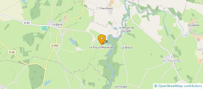 localisation de l'entreprise EARL DU PUY LA RAYNAUDE  SAINT-JULIEN-LE-CHATEL