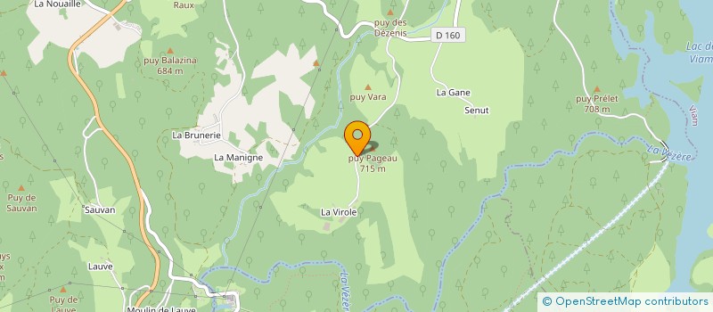 localisation de l'entreprise EARL DU PUY PAGEAU  SAINT-HILAIRE-LES-COURBES