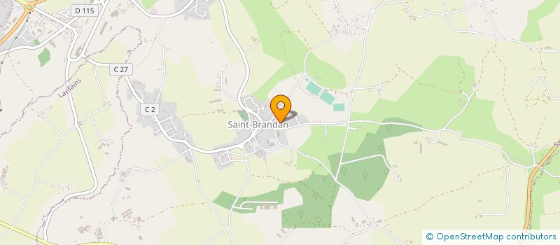 localisation de l'entreprise EARL DU QUELEN  LANFAINS