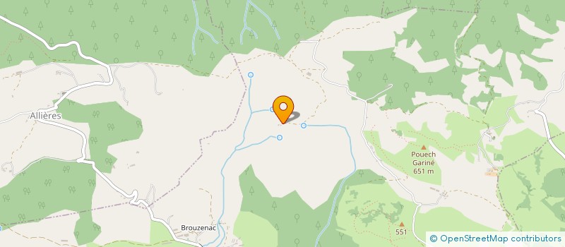 localisation de l'entreprise EARL DU QUER à LA BASTIDE-DE-SEROU