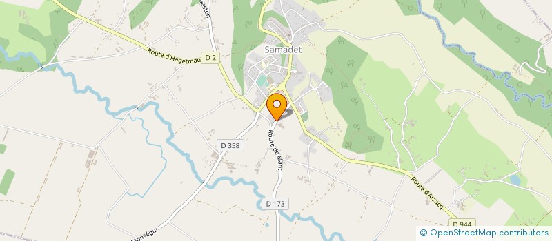 localisation de l'entreprise EARL DU QUIGNAGNON à SAMADET