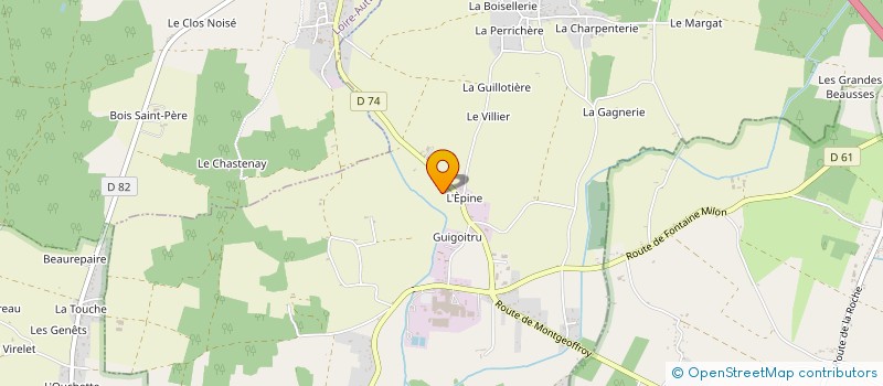 localisation de l'entreprise EARL DU REFOUL  CORNILLE-LES-CAVES