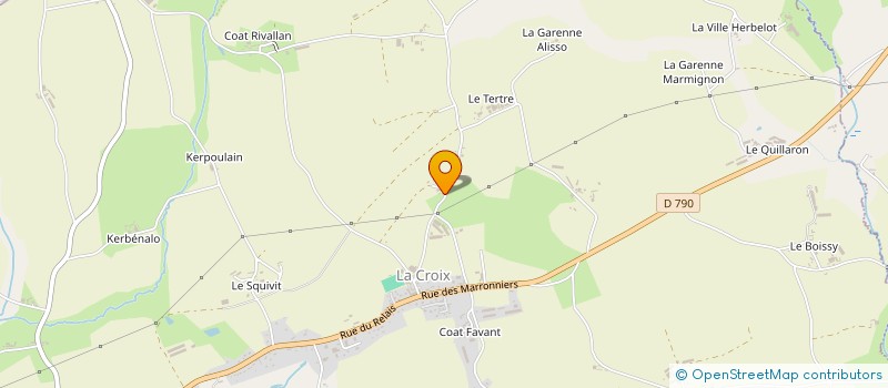 localisation de l'entreprise EARL DU RENE FORGE à LE HAUT-CORLAY