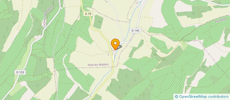 localisation de l'entreprise EARL DU RENOUVEAU à NOE-LES-MALLETS