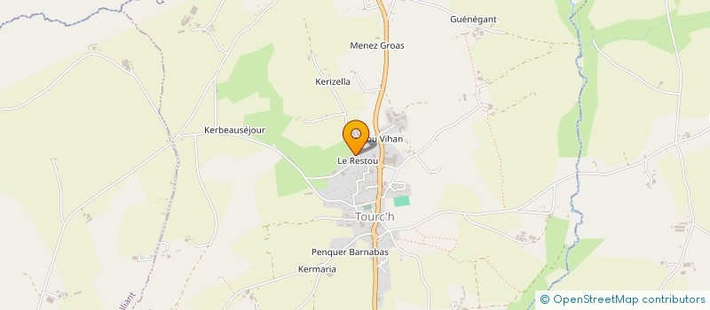 localisation de l'entreprise EARL DU RESTOU à TOURCH